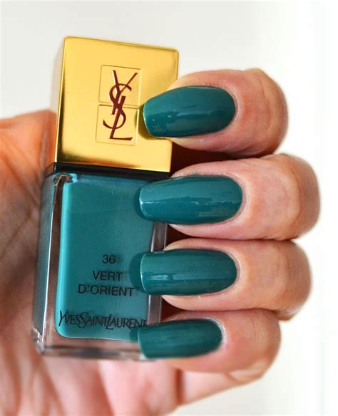 ysl vert d orient|YSL La Laque Couture .